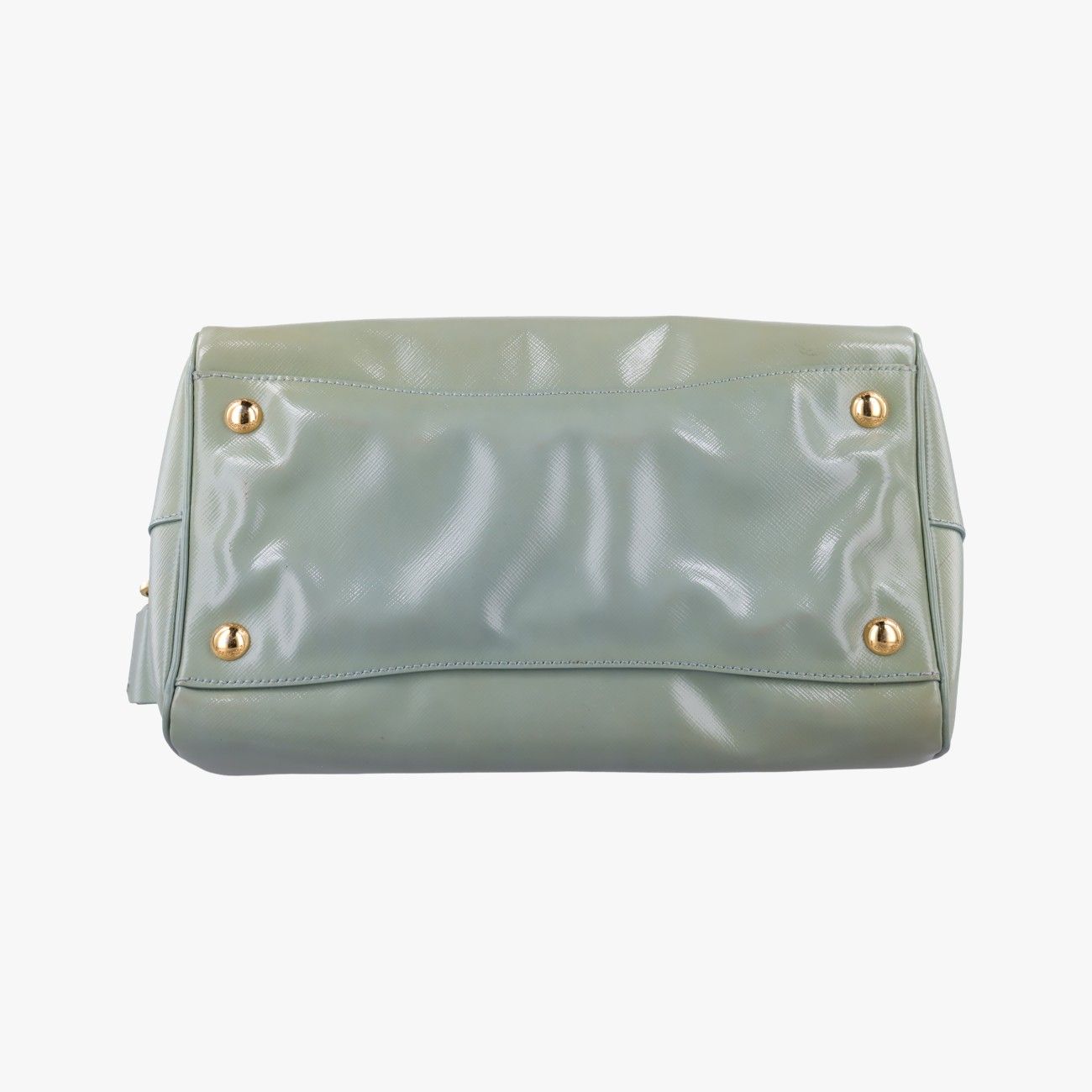 Prada Bow Sling Bag Green Patent Saffiano Leather — view 3