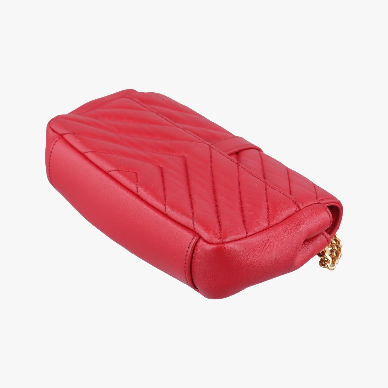 Saint Laurent Baby Chai Red Leather Messenger — view 6
