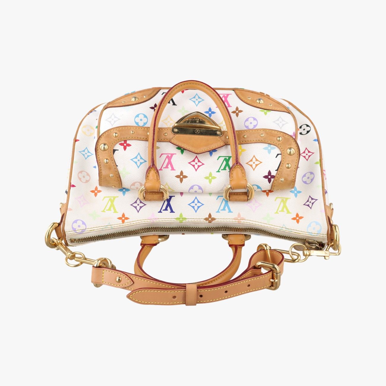 Louis Vuitton Rita Blanc Monogram Multicolor Messenger — view 8