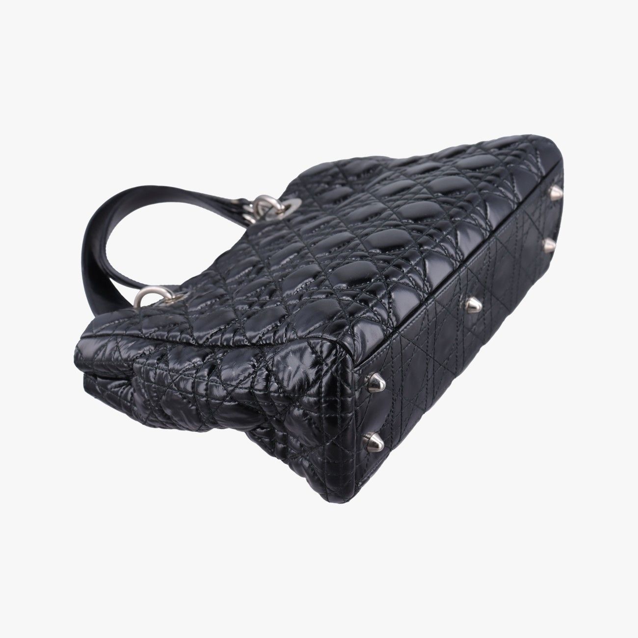 Dior Soft Black Patent Messenger — view 7
