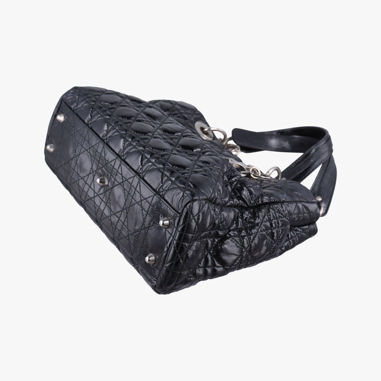 Dior Soft Black Patent Messenger — view 4