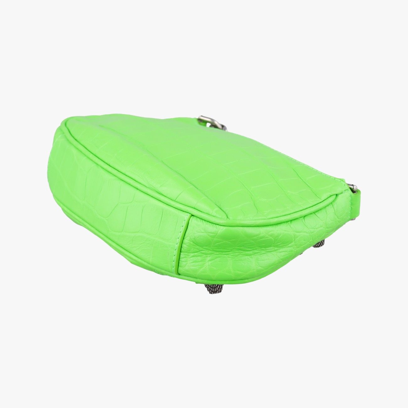 Balenciaga le Cagole Green Lambskin .3817.0 Messenger — view 6