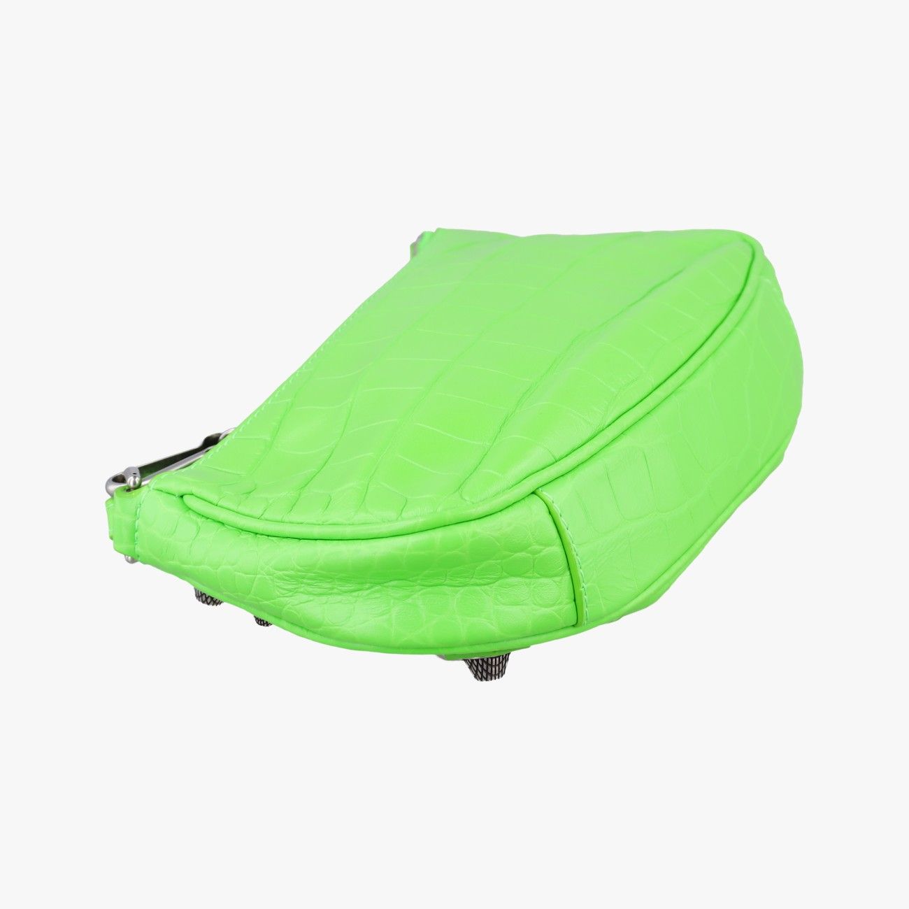 Balenciaga le Cagole Green Lambskin .3817.0 Messenger — view 7