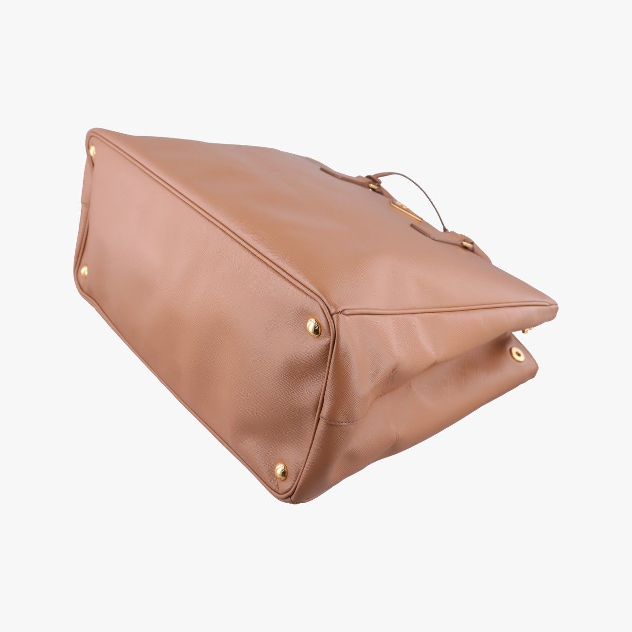 Prada Galleria Camel Saffiano Leather 7 11 Handbag — view 4