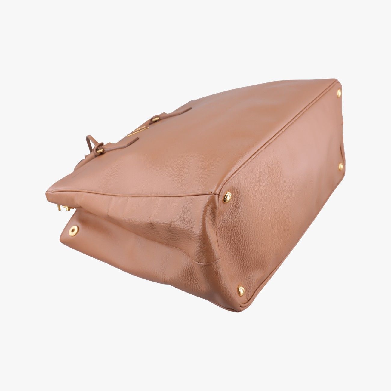 Prada Galleria Camel Saffiano Leather 7 11 Handbag — view 5