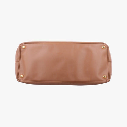 Prada Galleria Camel Saffiano Leather 7 11 Handbag — view 3