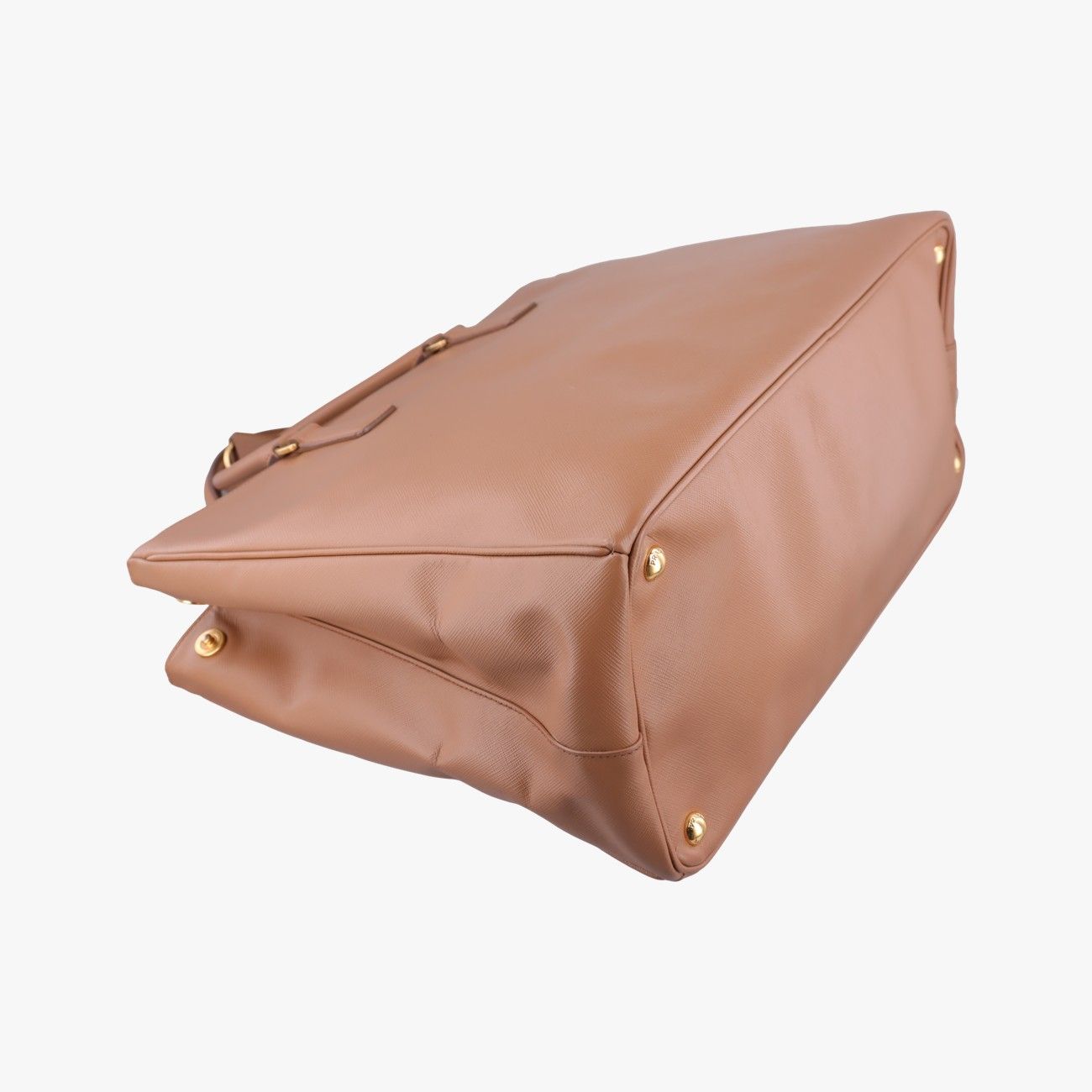 Prada Galleria Camel Saffiano Leather 7 11 Handbag — view 7