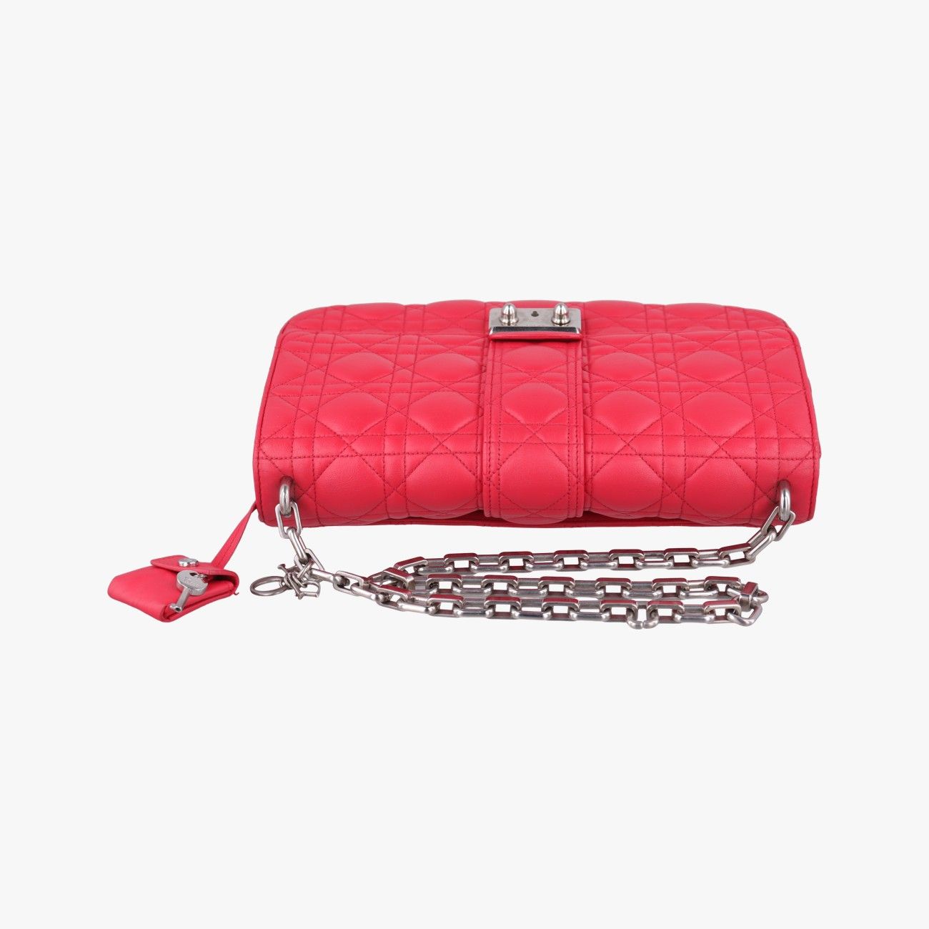 Dior Miss Cannage New Rock Red Lambskin Messenger — view 8
