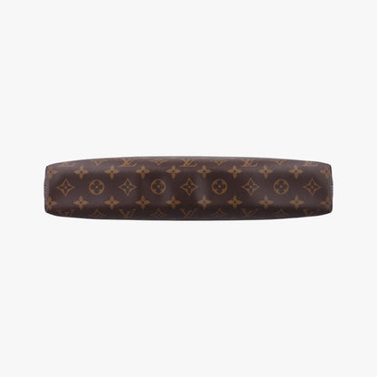Louis Vuitton Porte Documents Monogram Brown Black — view 3