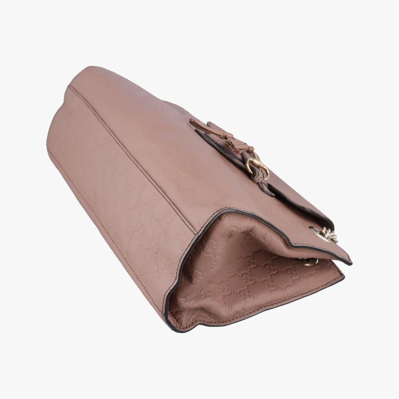 Gucci Emily Pink Leather Messenger — view 4
