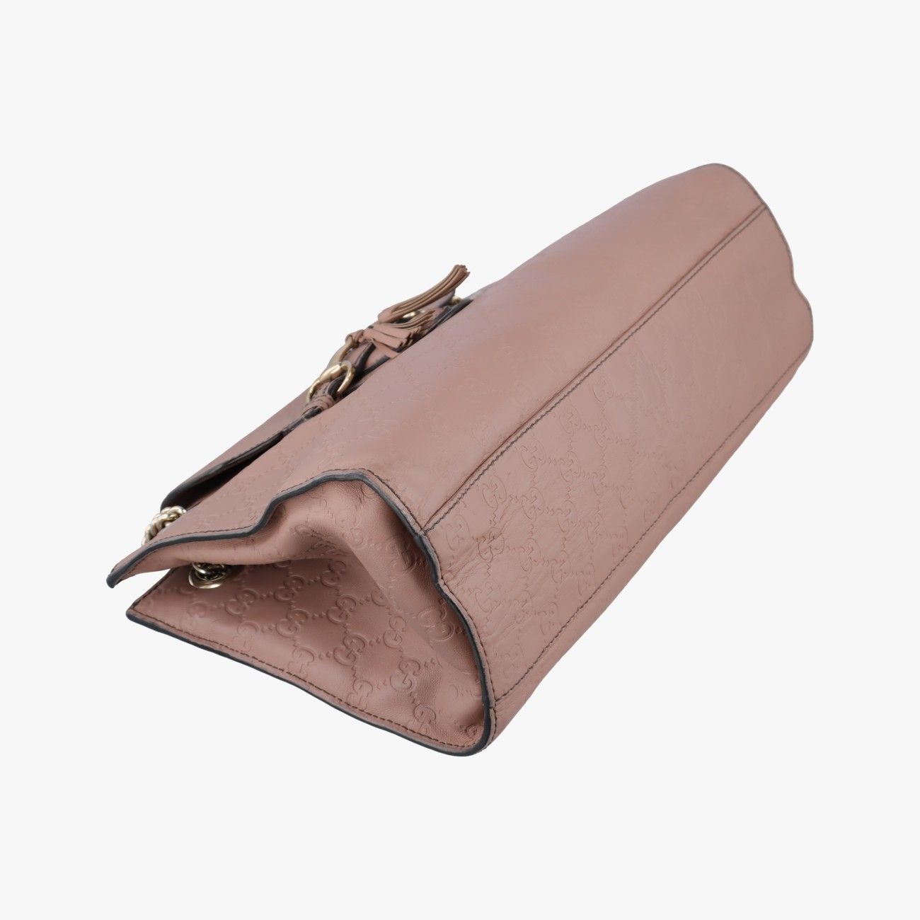 Gucci Emily Pink Leather Messenger — view 5
