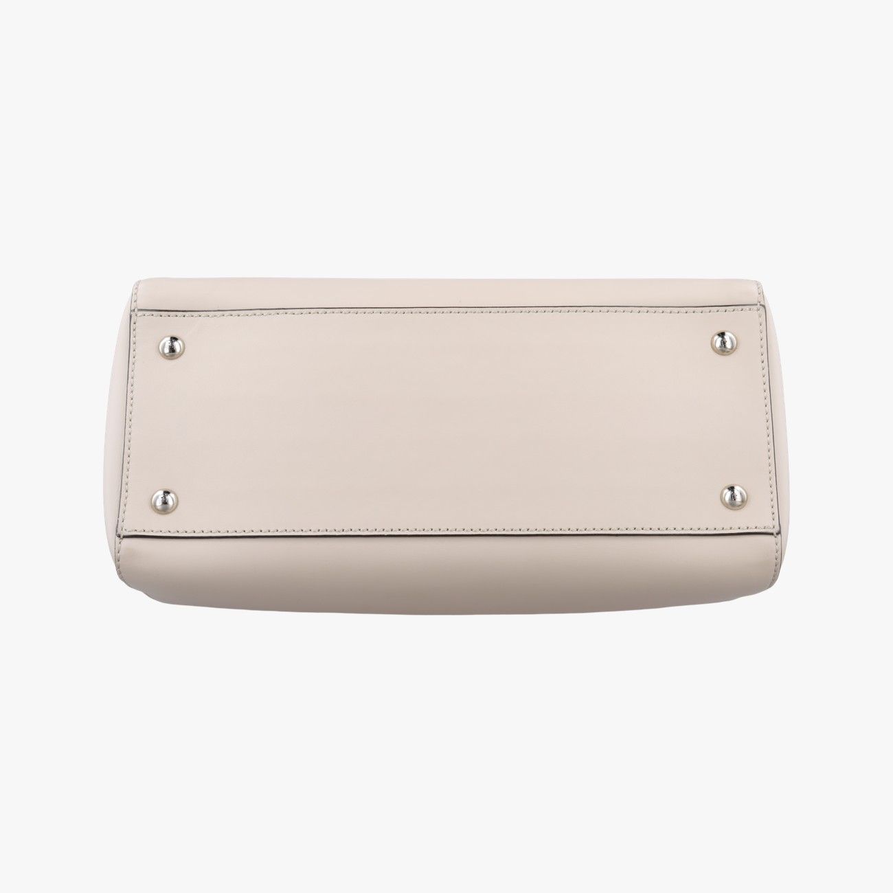 Fendi Com Beige Leather Messenger — view 3