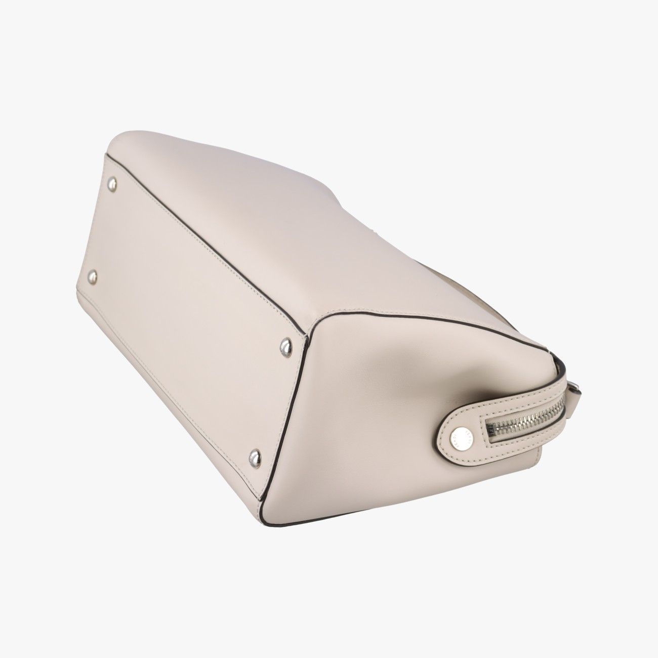 Fendi Com Beige Leather Messenger — view 6