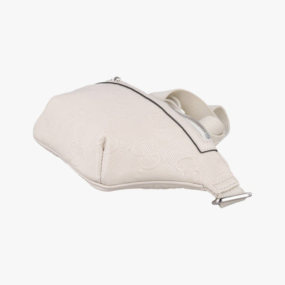 Gucci GG Embossed White Leather Handbag — view 4
