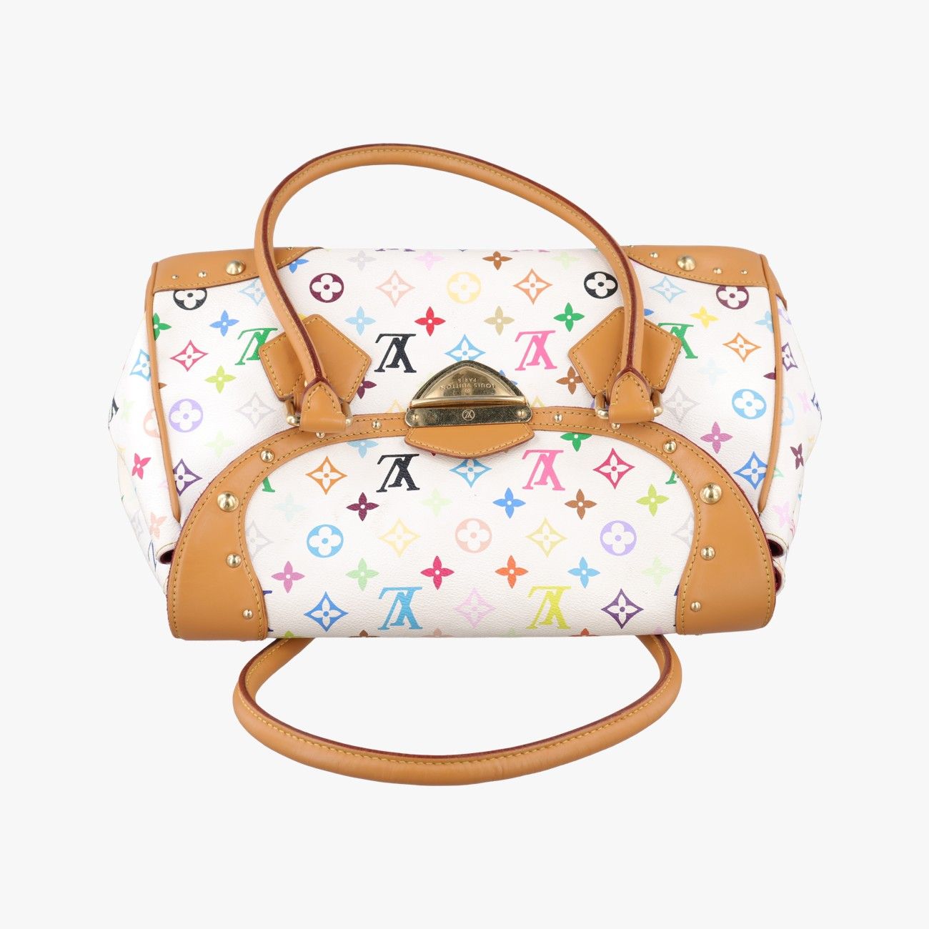 Louis Vuitton Beverly GM Blanc Monogram Multicolor Messenger — view 8
