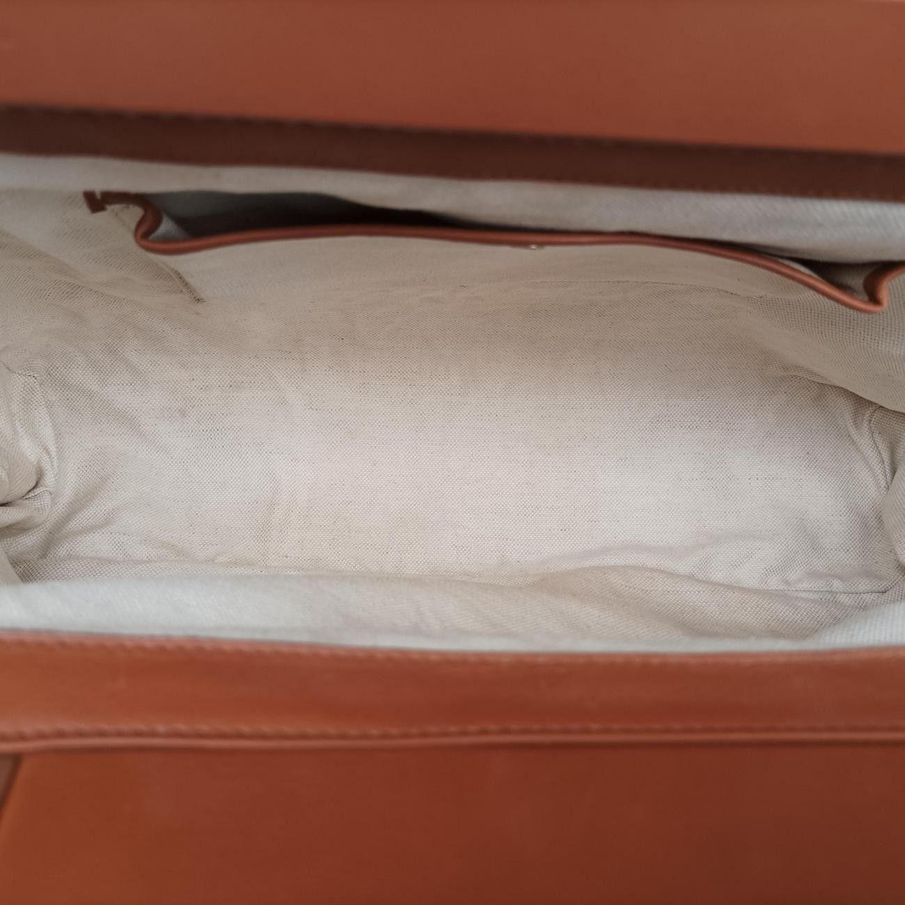 Gucci Bamboo Convertible Satchel Brown Leather — view 9