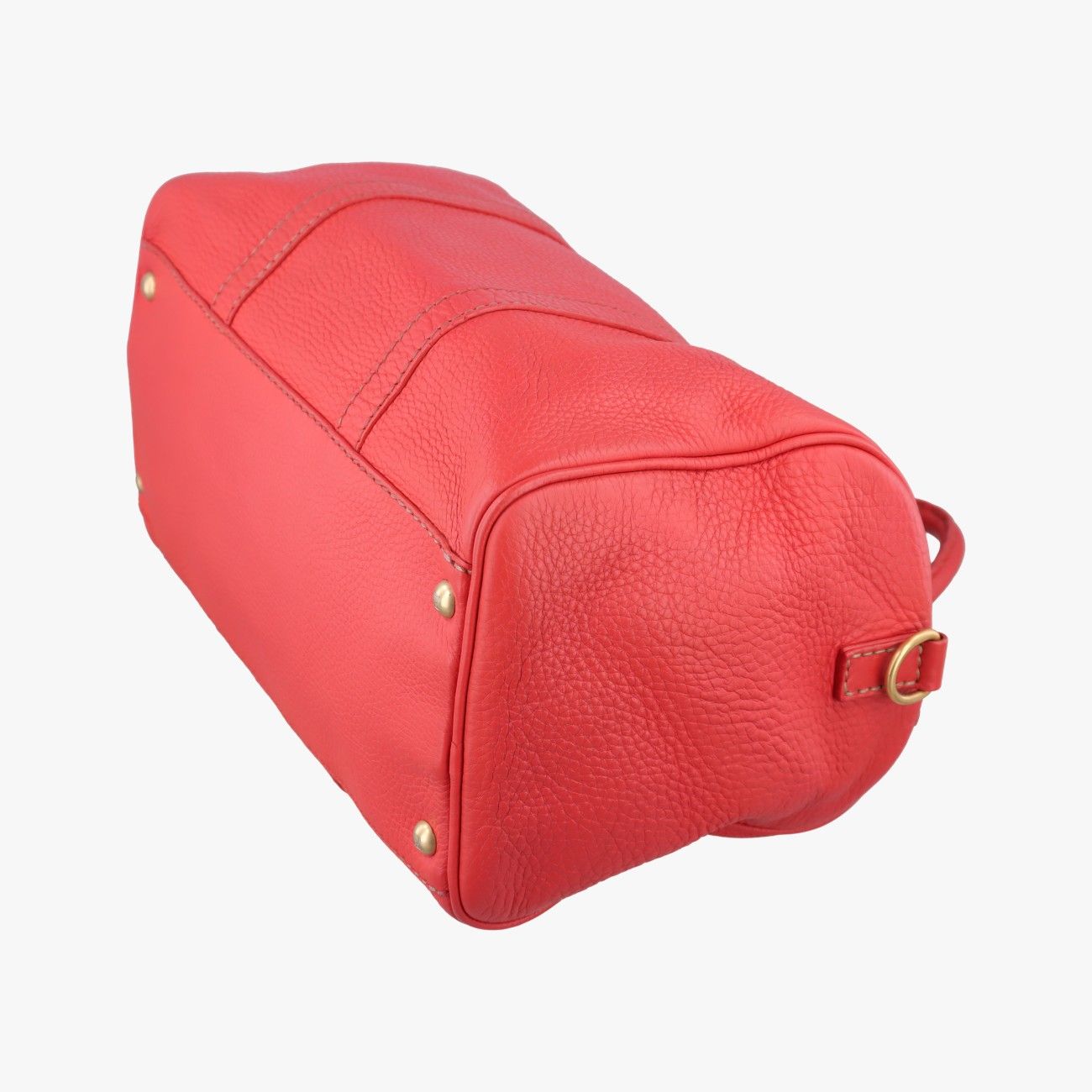 Fendi Forever Bowlet Red Leather Yf4 Messenger — view 4