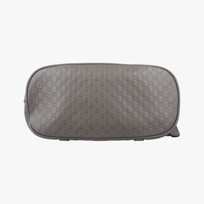 Gucci Micro Guccissima Gray Leather Messenger — view 3