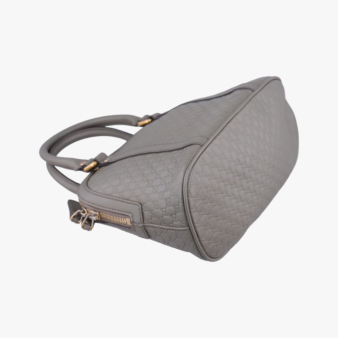 Gucci Micro Guccissima Gray Leather Messenger — view 7