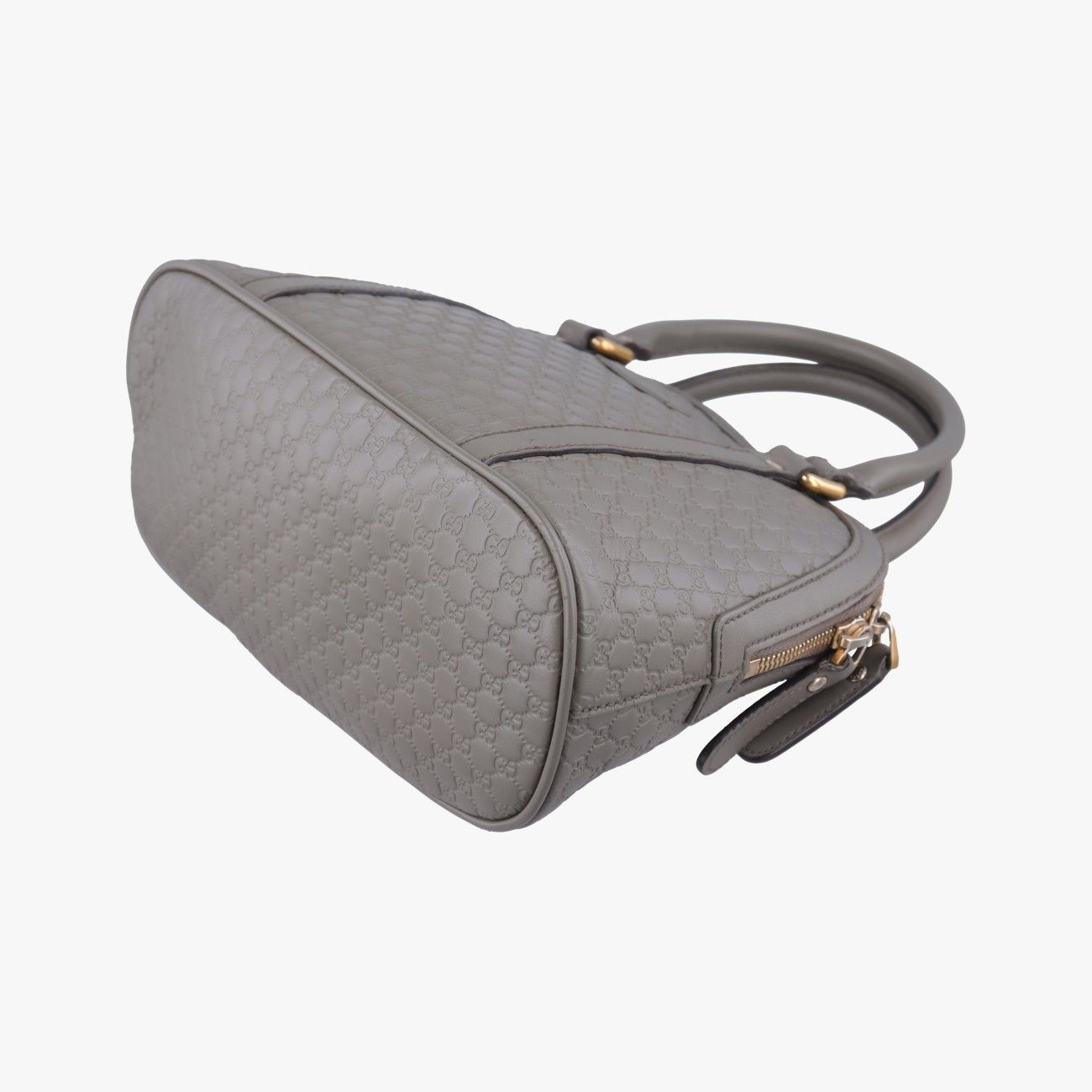 Gucci Micro Guccissima Gray Leather Messenger — view 4