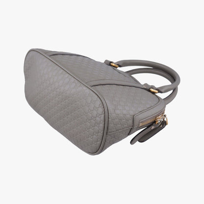 Gucci Micro Guccissima Gray Leather Messenger — view 4