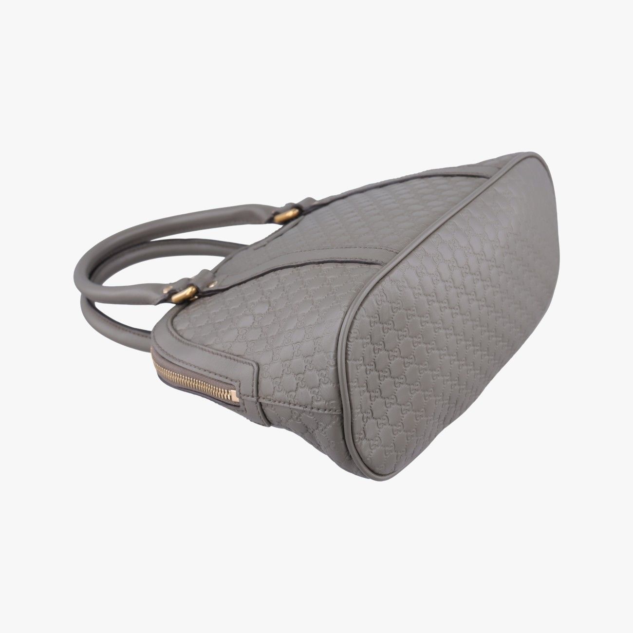 Gucci Micro Guccissima Gray Leather Messenger — view 5