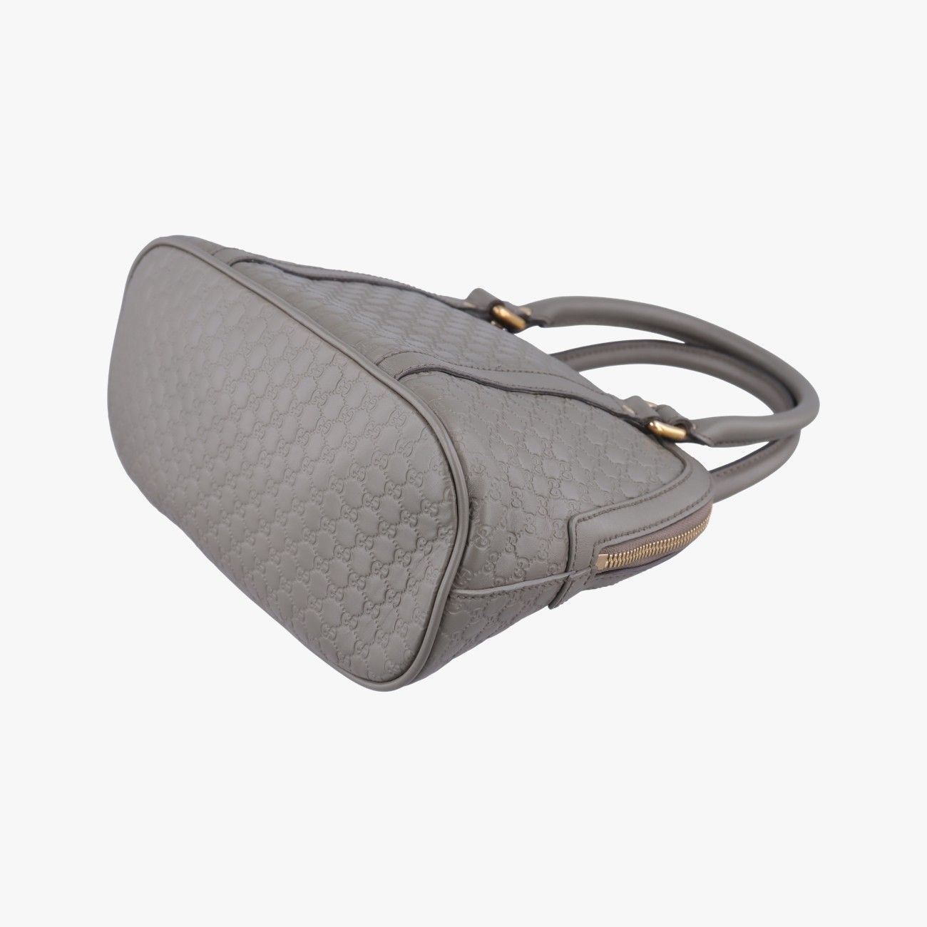 Gucci Micro Guccissima Gray Leather Messenger — view 6