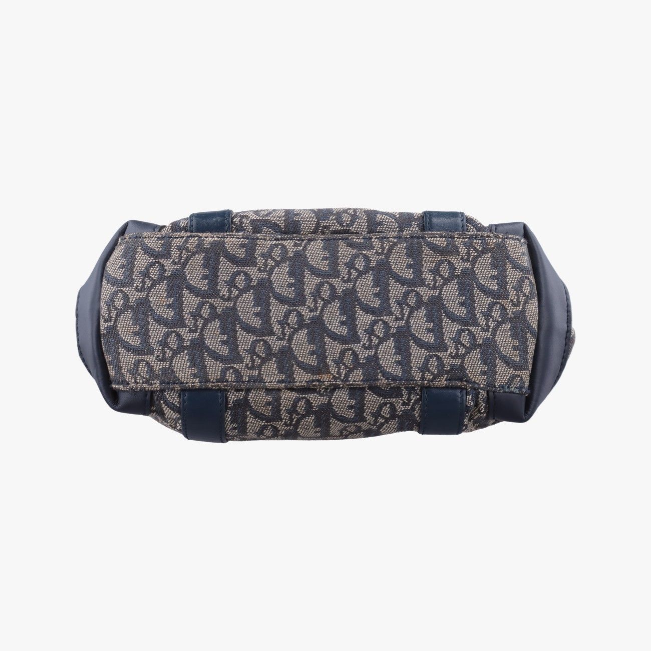 Dior Trotter Tote Navy Jacquard Leather BO — view 3
