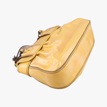 Fendi b Bag Yellow Leather — view 7