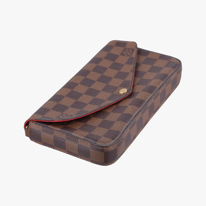 Louis Vuitton Pochette Felicie Ebene Damier Canvas Messenger — view 5