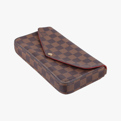 Louis Vuitton Pochette Felicie Ebene Damier Canvas Messenger — view 4