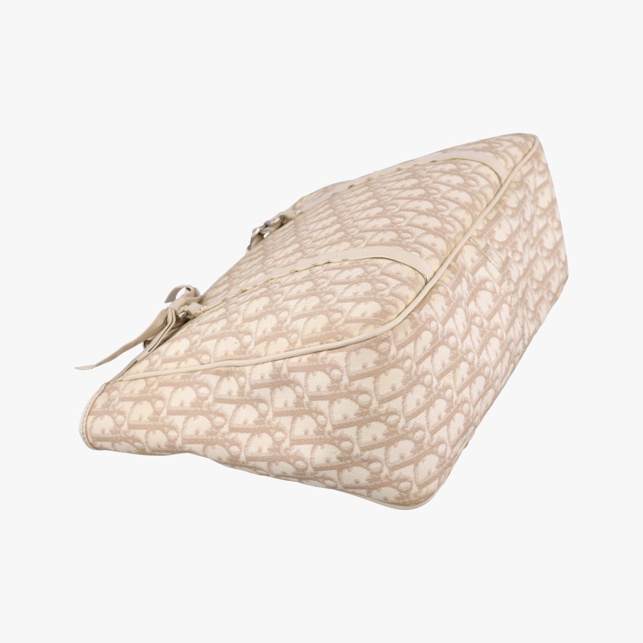 Dior Diorissimo Romantic Beige Canvas Leather Handbag — view 5