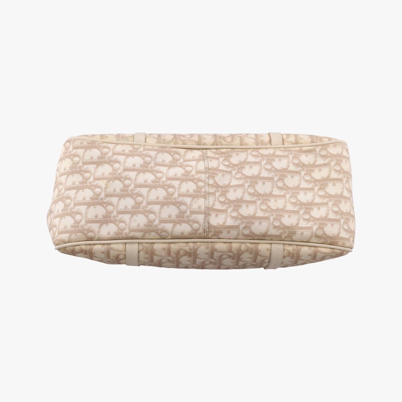 Dior Diorissimo Romantic Beige Canvas Leather Handbag — view 3