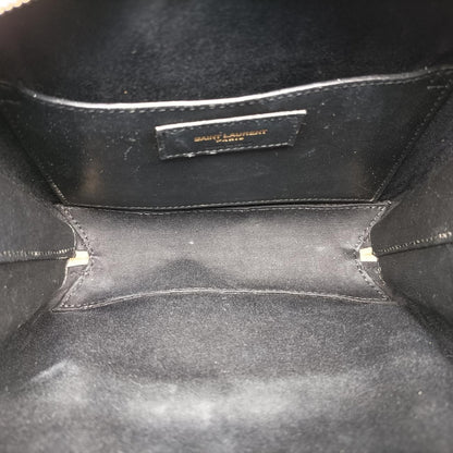 Saint Laurent Vicki Camera White Lambskin Messenger — view 9
