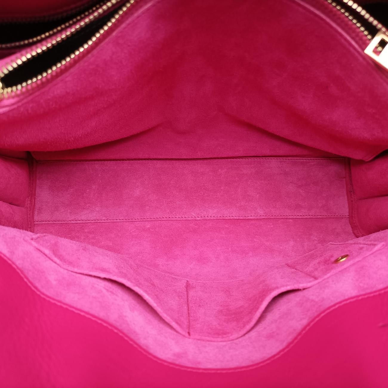 Saint Laurent Sac de Jour Small Rose Red Leather Messenger — view 9