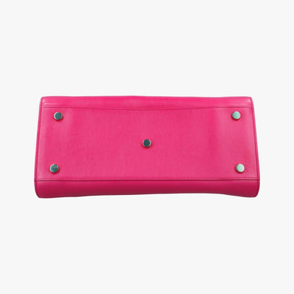 Saint Laurent Sac de Jour Small Rose Red Leather Messenger — view 3