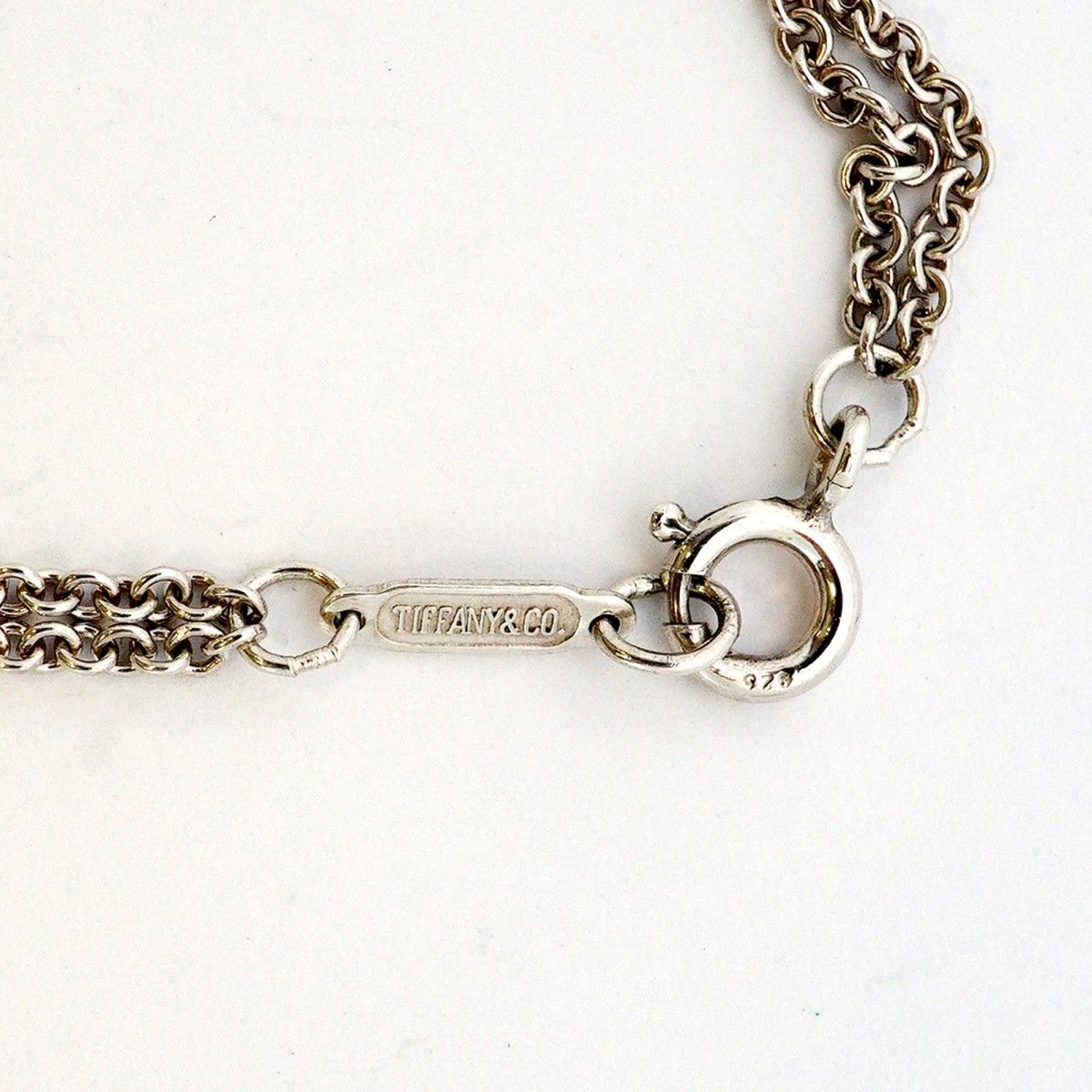 Tiffany & Co Necklace Infinity Double Chain 925 Sterling Silver — view 4
