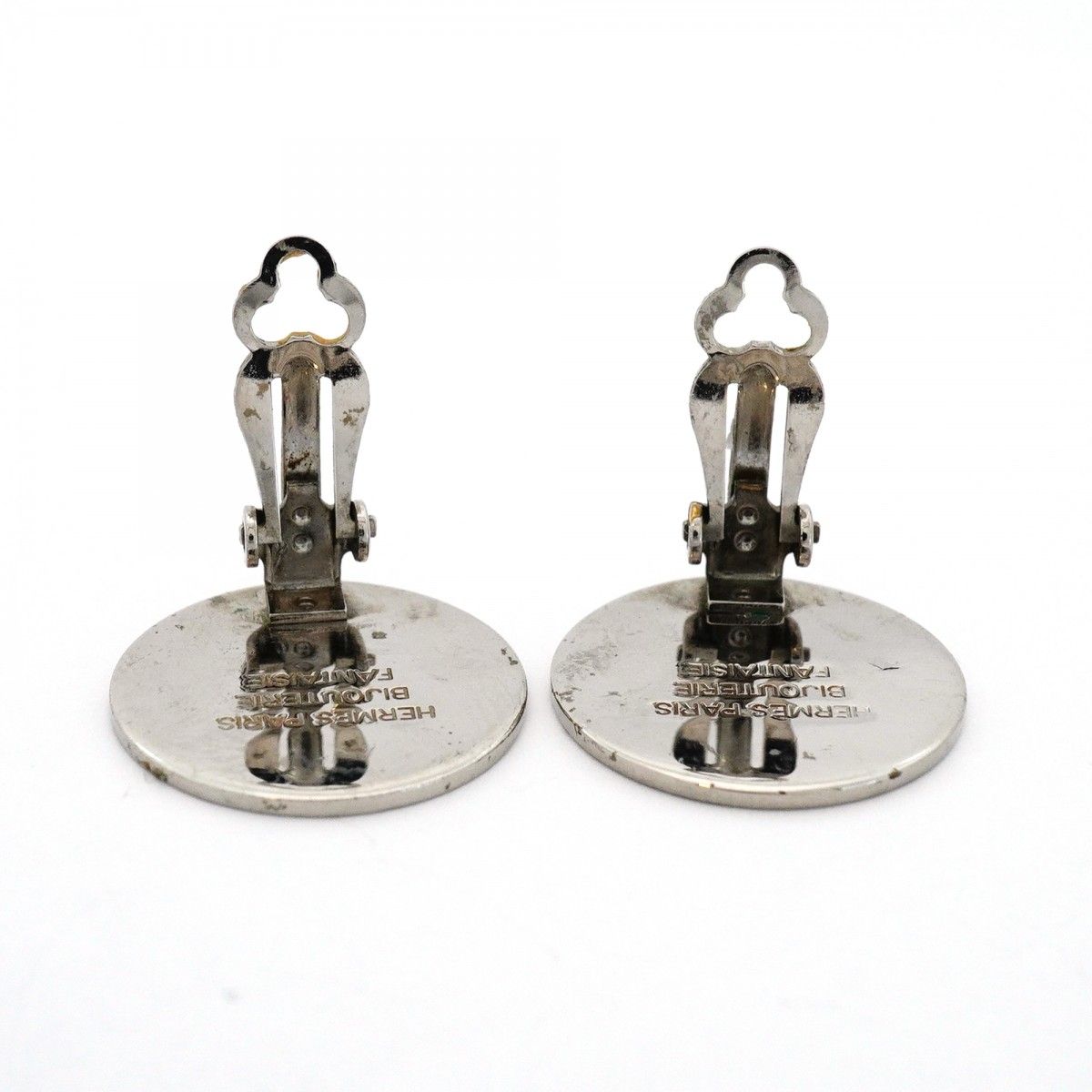 Hermes Earrings Series Metal Silver — view 7
