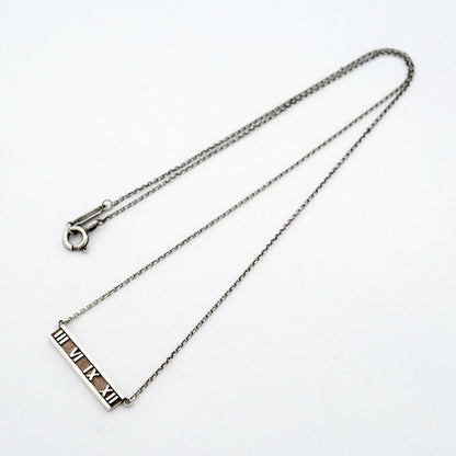 Tiffany & Co Necklace Atlas Bar 925 Sterling Silver — view 3