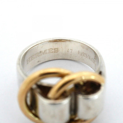Hermes Ring Yellow Gold 925 Sterling Silver — view 5