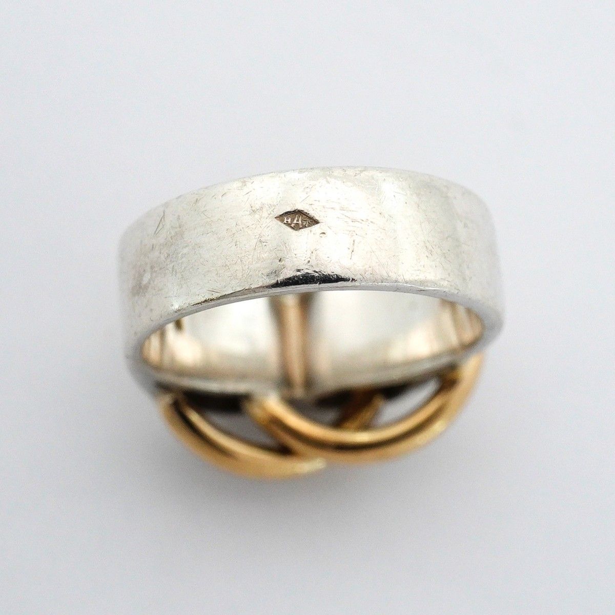 Hermes Ring Yellow Gold 925 Sterling Silver — view 7