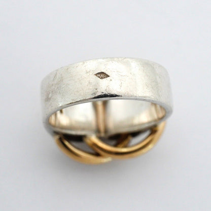 Hermes Ring Yellow Gold 925 Sterling Silver — view 7