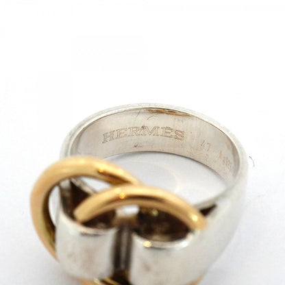 Hermes Ring Yellow Gold 925 Sterling Silver — view 4