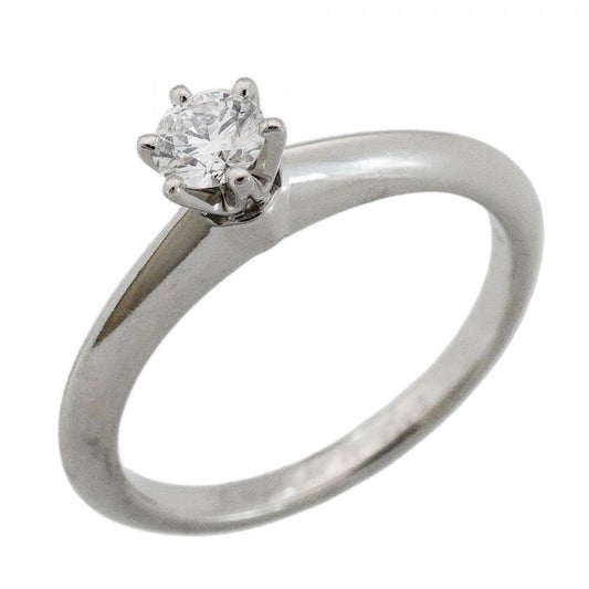 Tiffany & Co Ring Solitaire Platinum Diamond