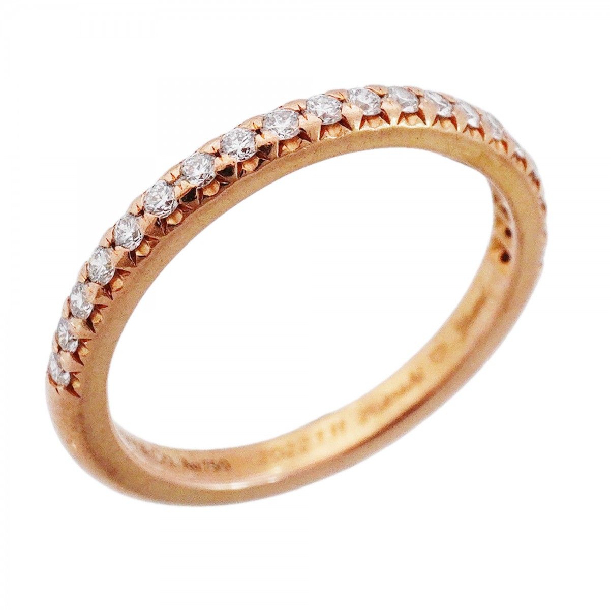 Tiffany & Co Ring Sorest Half Eternity 18k Pink Gold Diamond