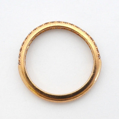 Tiffany & Co Ring Sorest Half Eternity 18k Pink Gold Diamond — view 9