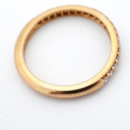 Tiffany & Co Ring Sorest Half Eternity 18k Pink Gold Diamond — view 8