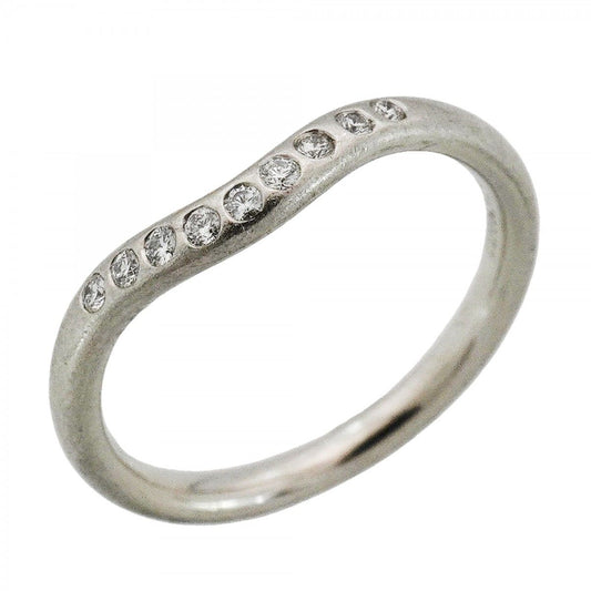 Tiffany & Co Ring T Cube Band Platinum Diamond