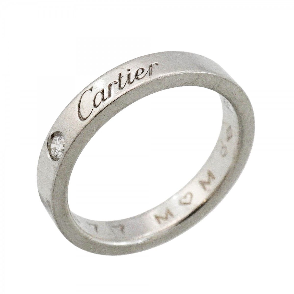 Cartier Ring C de Platinum Diamond