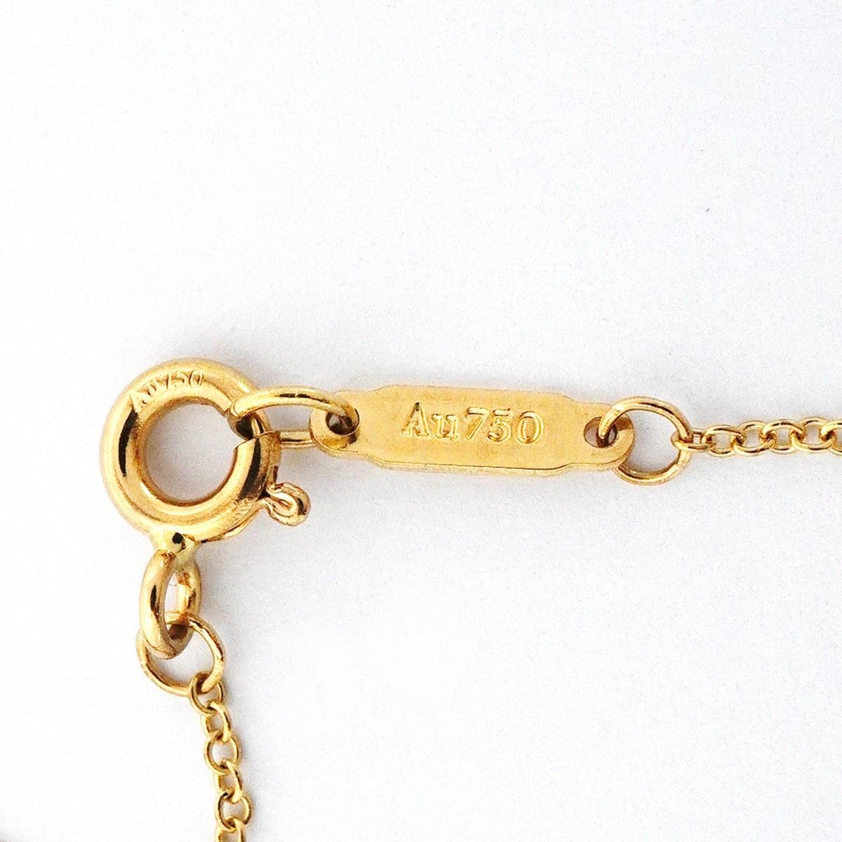 Tiffany & Co Necklace T Smile Small 18k Yellow Gold Diamond — view 5